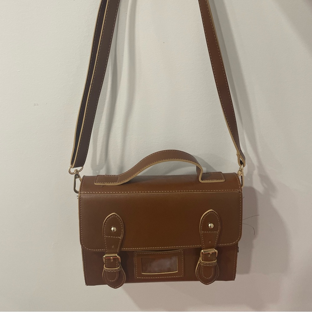 Shoulder Purse With Buckles
